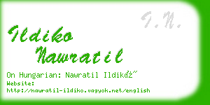 ildiko nawratil business card